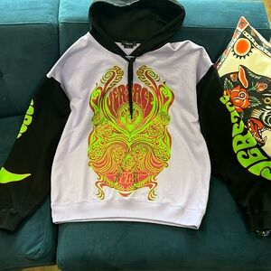 Like new, worn once, Versace hoodie
